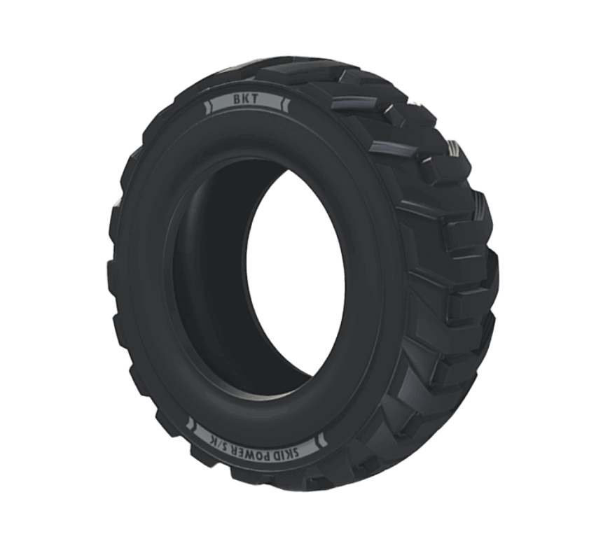 12-16.5 12PR BKT SKID POWER SK: Durable and reliable tire for compact loaders in demanding work environments.