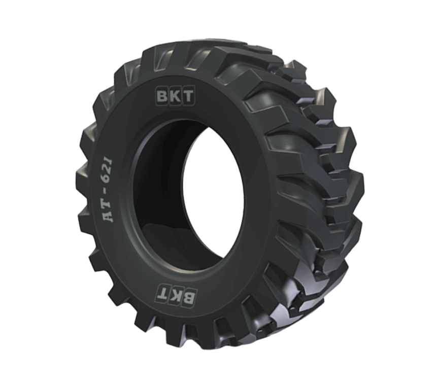 16.9-28 12PR BKT AT 621: High-quality tire, exceptional grip and stability, ideal for heavy-duty tasks.