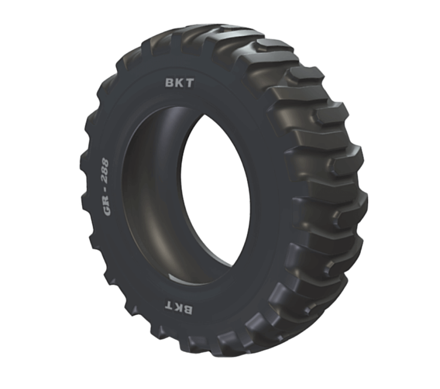 17.5-25 16PR BKT GR 288: High-quality tire, exceptional stability and durability, ideal for heavy-duty tasks.