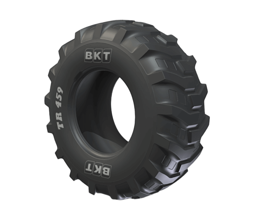 18.4-26 12PR BKT TR 459: High-quality tire, stability and durability under heavy load conditions.