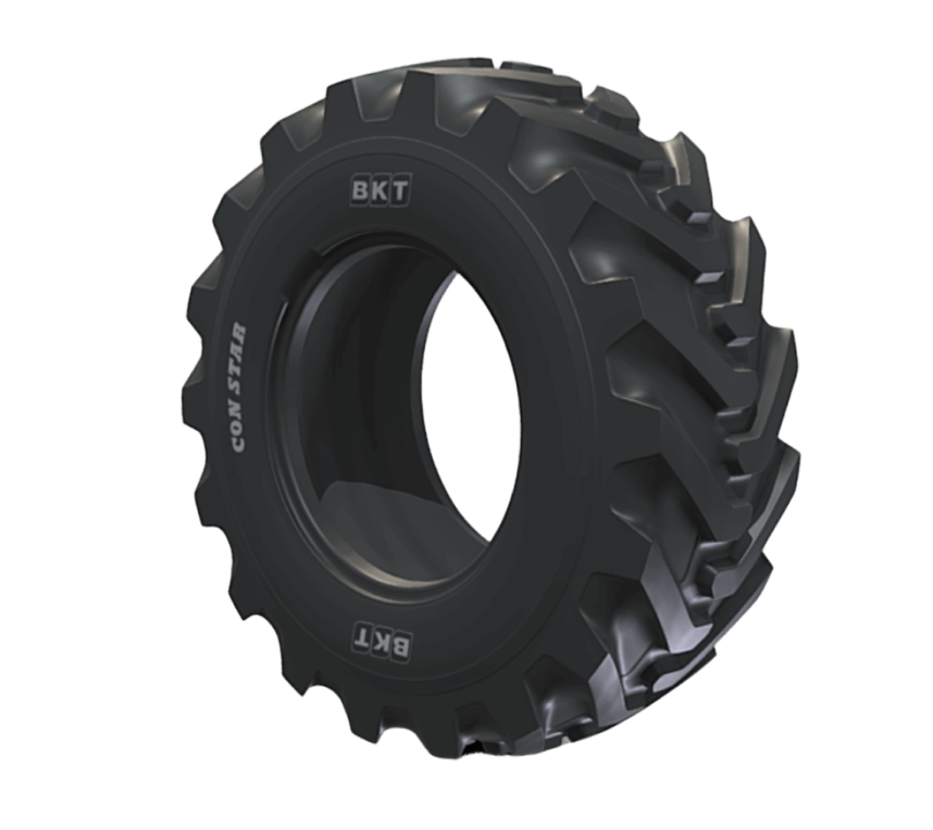 15.5-80-24 20PR BKT CON STAR: High-quality tire, stability and durability under heavy load conditions.