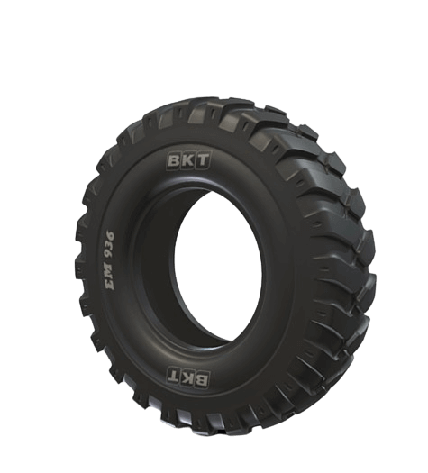 9.00-20 14PR BKT EM 936: Excavator tire, exceptional stability and high-quality grip.